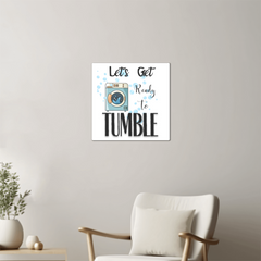 High Gloss Metal Print-For Laundry Room