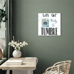 High Gloss Metal Print-For Laundry Room