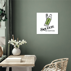 High Gloss Metal Print-Bathroom Decor
