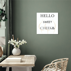 High Gloss Metal Print-Bathroom Decor