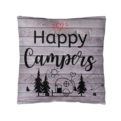 Happy Campers-Indoor/Outdoor Pillow