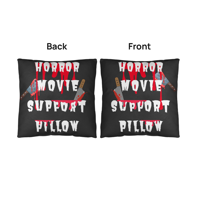 Horror Movie Support Pillow-Indoor Outdoor Collection