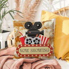 Movie Night-Throw Pillow