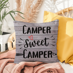 Camper Sweet Camper-Indoor/Outdoor Pillow