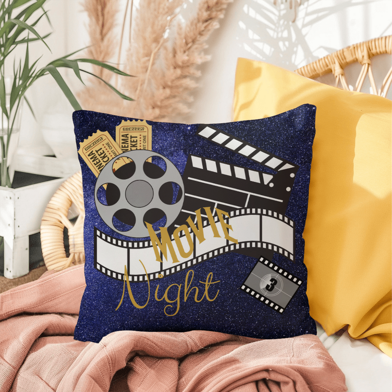 Movie Night-Throw Pillow