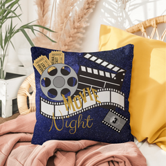 Movie Night-Throw Pillow