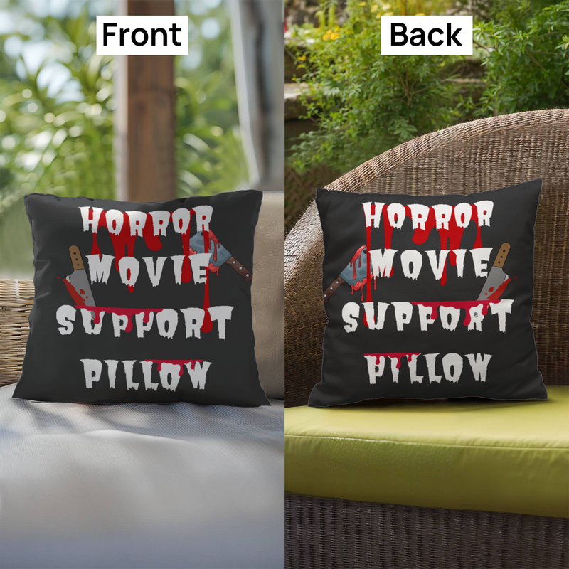 Horror Movie Support Pillow-Indoor Outdoor Collection