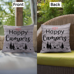 Happy Campers-Indoor/Outdoor Pillow