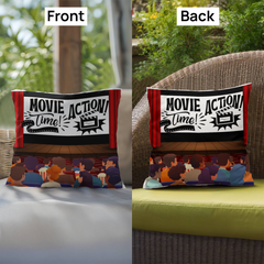 Movie Night-Throw Pillow