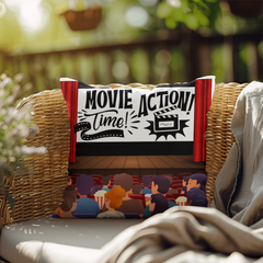 Movie Night-Throw Pillow