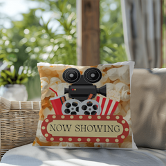Movie Night-Throw Pillow