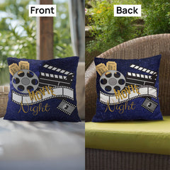 Movie Night-Throw Pillow