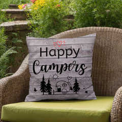 Happy Campers-Indoor/Outdoor Pillow
