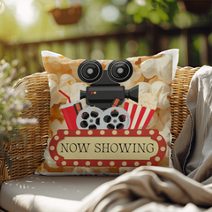 Movie Night-Throw Pillow