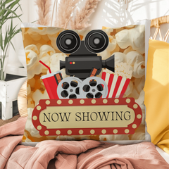 Movie Night-Throw Pillow