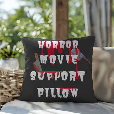 Horror Movie Support Pillow-Indoor Outdoor Collection