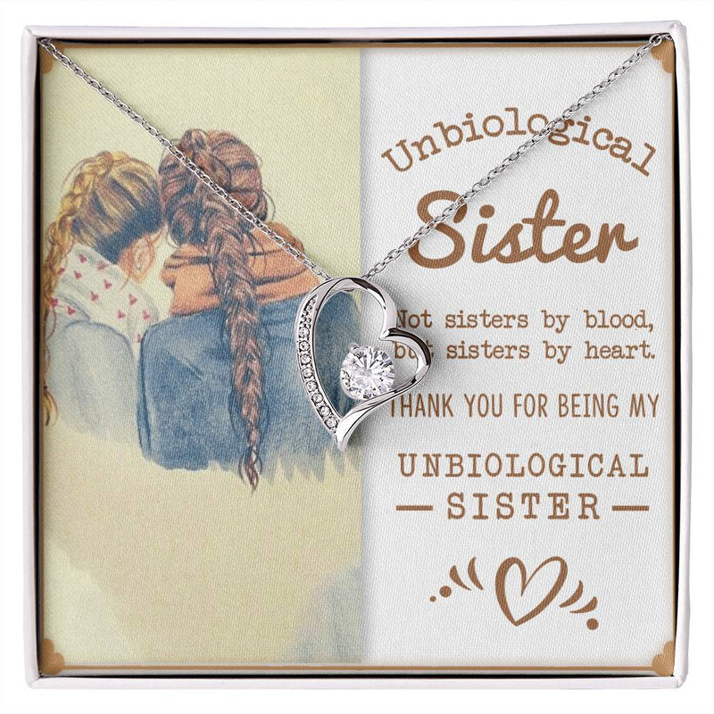 Best Friends Become Sisters-Forever Besties Love Necklace
