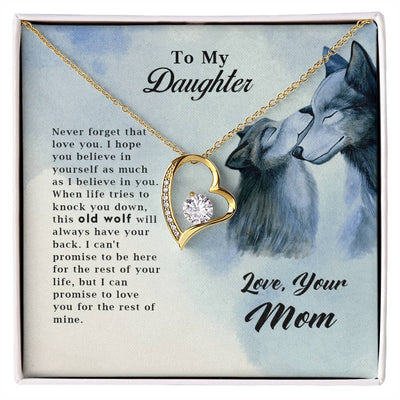 To My Daughter-Meaningful Gift From Mom-Forever Keepsake