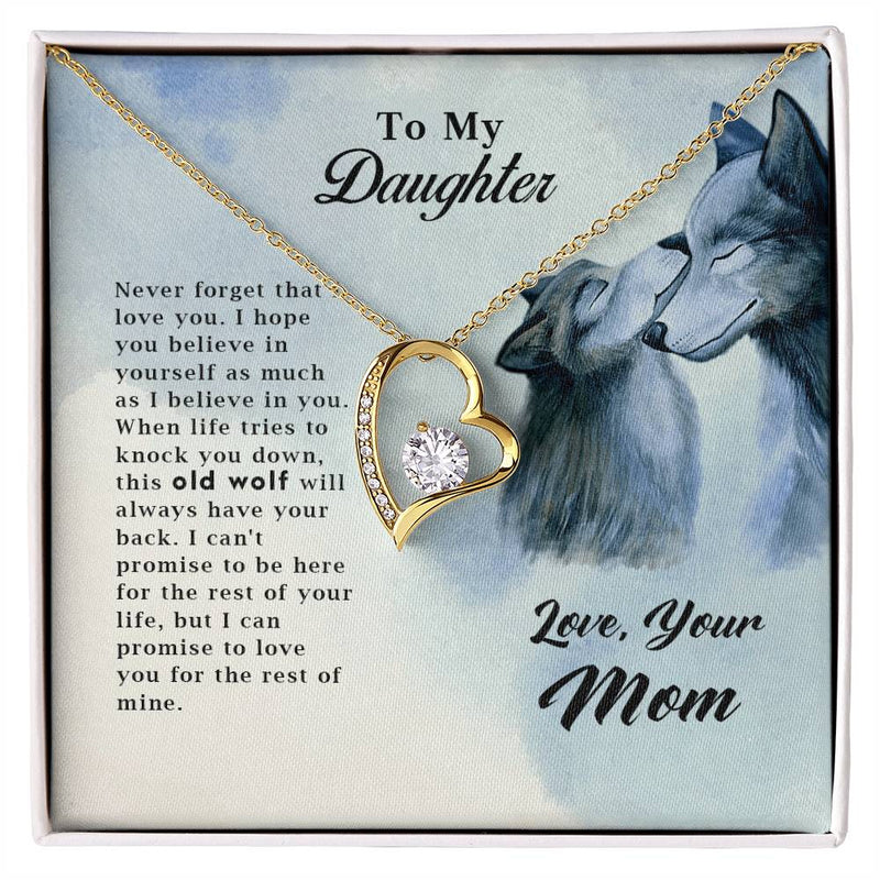 To My Daughter-Meaningful Gift From Mom-Forever Keepsake