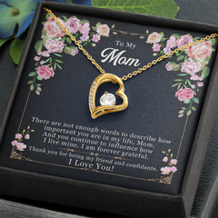 Meaningful Forever Love Necklace for Mom