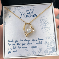 Forever Love Necklace For Mom Gift Of Appreciation