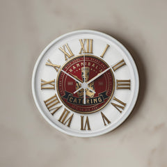 Hannibal's Catering "Fava Beans & Chianti" Horror Wall Clock