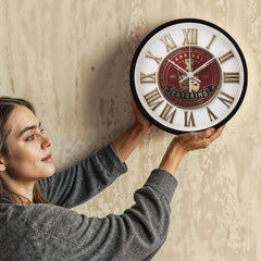 Hannibal's Catering "Fava Beans & Chianti" Horror Wall Clock