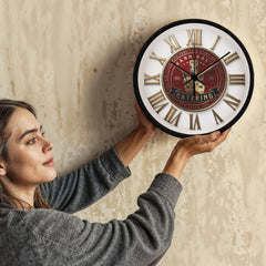 Hannibal's Catering "Fava Beans & Chianti" Horror Wall Clock