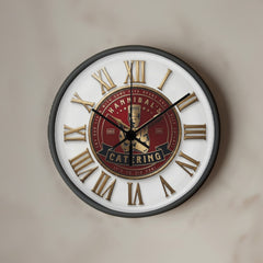 Hannibal's Catering "Fava Beans & Chianti" Horror Wall Clock