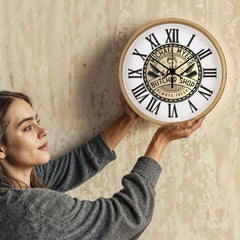 Michael Myers Butcher Shop-Wooden Frame 10" Clock