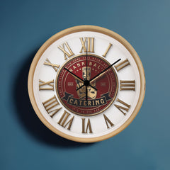 Hannibal's Catering "Fava Beans & Chianti" Horror Wall Clock