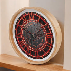 Leatherface "Texas Barbecue – We Kill 'Em & Grill 'Em" Wall Clock