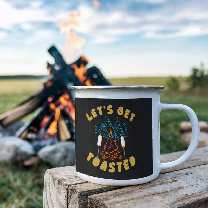 Let's get Toasted-Custom Camping Mug