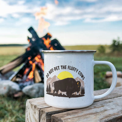 Fluffy Cows-Custom Camping Mug