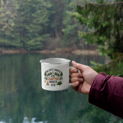 No City Lights-Stainless Steel Enamel Coated Camping Mug