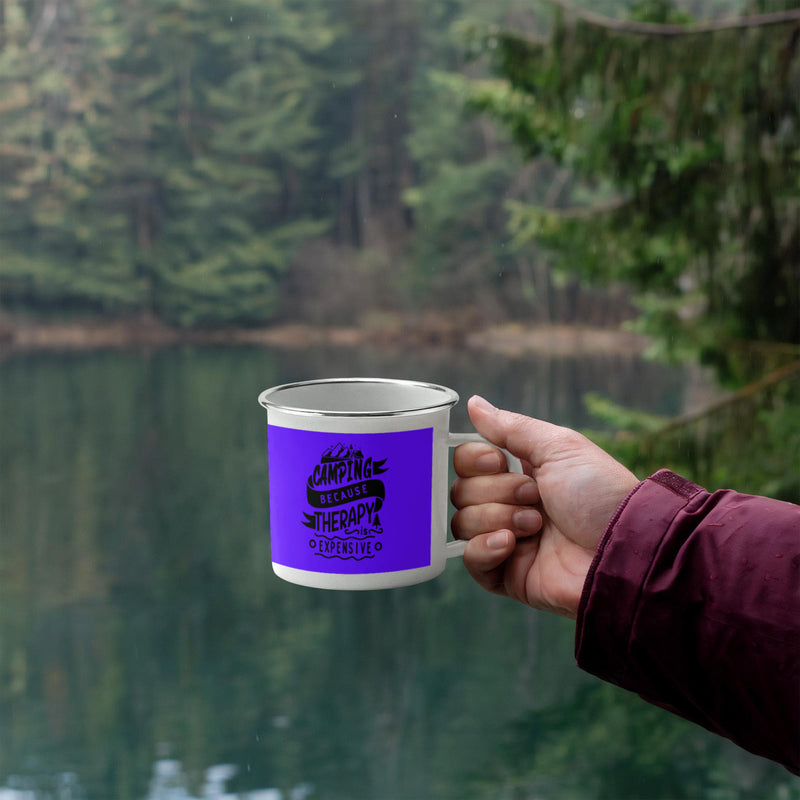 Camping is my Therapy-Custom Camping Mug