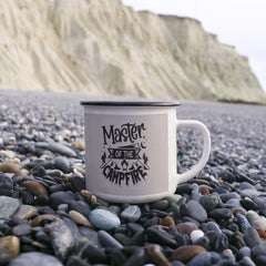 Master of the Campfire-Stainless Steel Enamel Coated Camping Mug