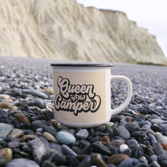 Queen of the Camper-Stainless Steel Enamel Coated Camping Mug