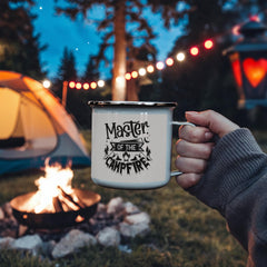 Master of the Campfire-Stainless Steel Enamel Coated Camping Mug