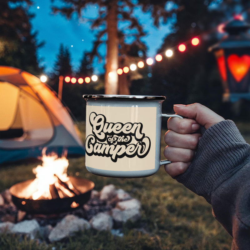 Queen of the Camper-Custom Camping mug