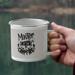 Master of the Campfire-Stainless Steel Enamel Coated Camping Mug