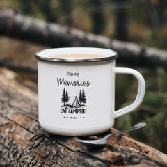 Making Memories-Stainless Steel Enamel Coated Camping Mug